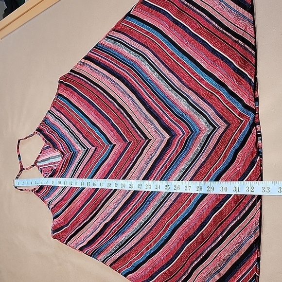 SHEIN Size M (6) Chevron Print Racerback Cami Dress, Excellent Used Condition - Picture 7 of 13